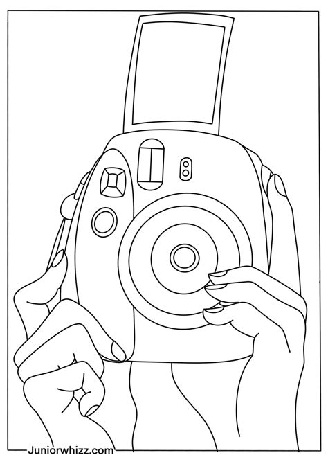 Coloring Pages Of A Camera