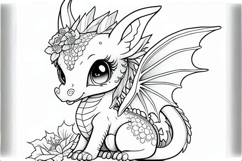 Coloring Pages Of A Dragon