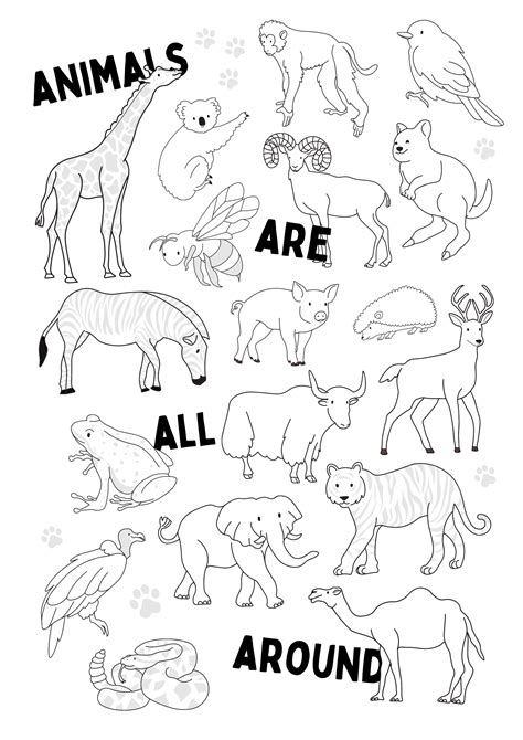 Coloring Pages Of Animals That You Can Print