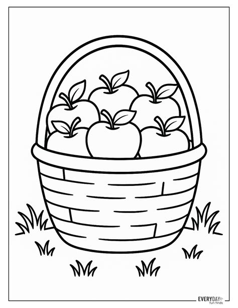 Coloring Pages Of Apples