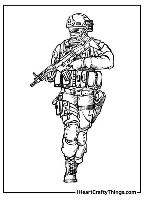 Coloring Pages Of Army Men