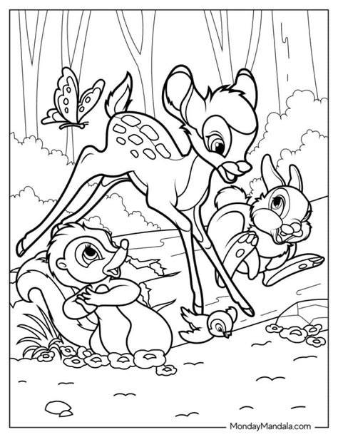 Coloring Pages Of Bambi