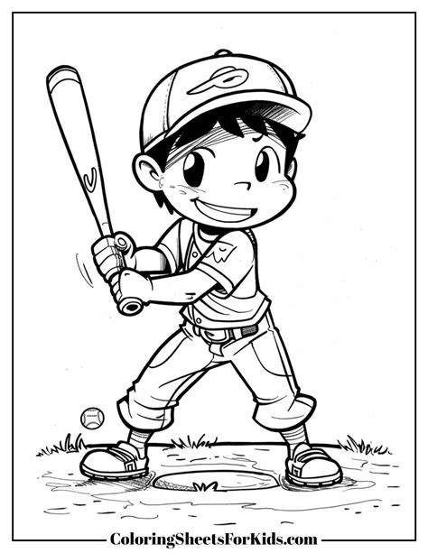Coloring Pages Of Baseball Fields