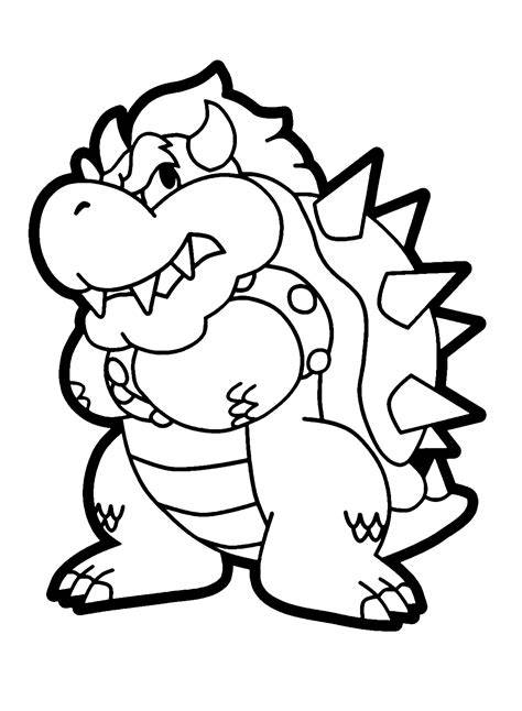 Coloring Pages Of Bowser