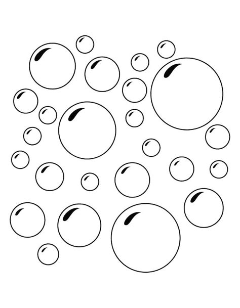 Coloring Pages Of Bubbles