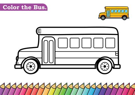 Coloring Pages Of Bus