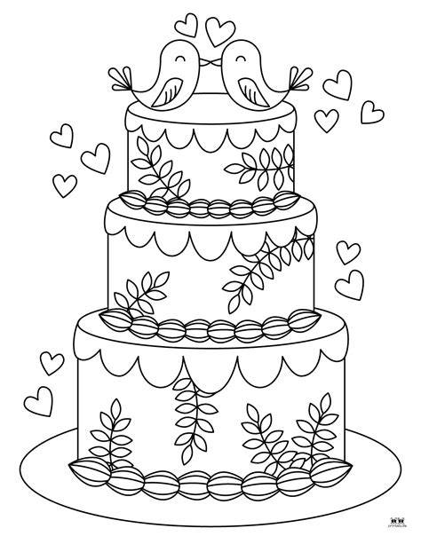Coloring Pages Of Cakes