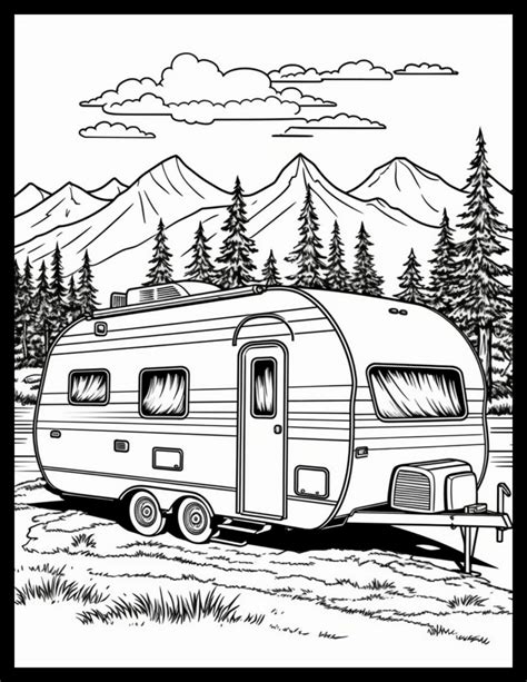 Coloring Pages Of Campers