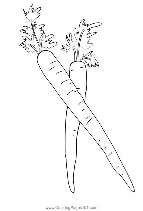 Coloring Pages Of Carrots