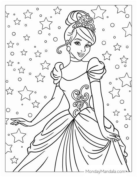 Coloring Pages Of Cinderella