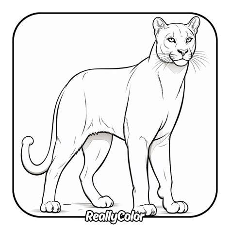 Coloring Pages Of Cougars