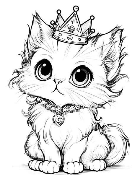Coloring Pages Of Cute Cats