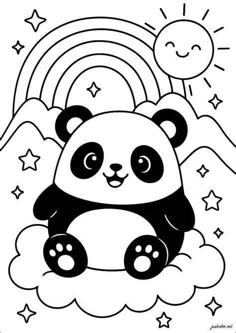 Coloring Pages Of Cute Pandas