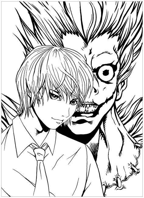 Coloring Pages Of Death Note
