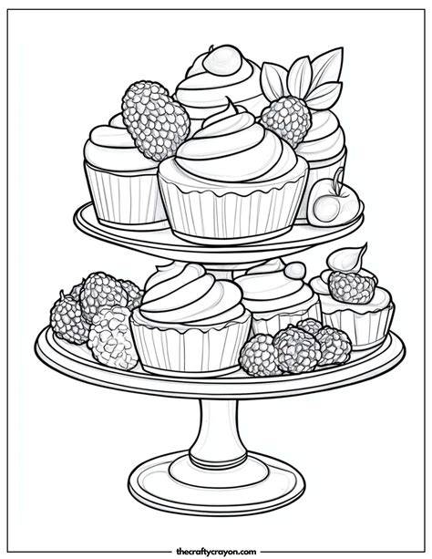 Coloring Pages Of Desserts
