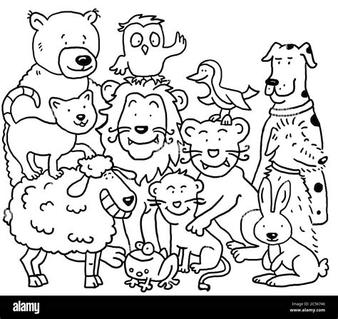 Coloring Pages Of Different Animals