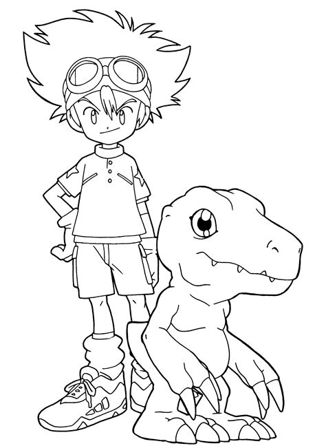 Coloring Pages Of Digimon