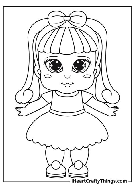 Coloring Pages Of Dolls