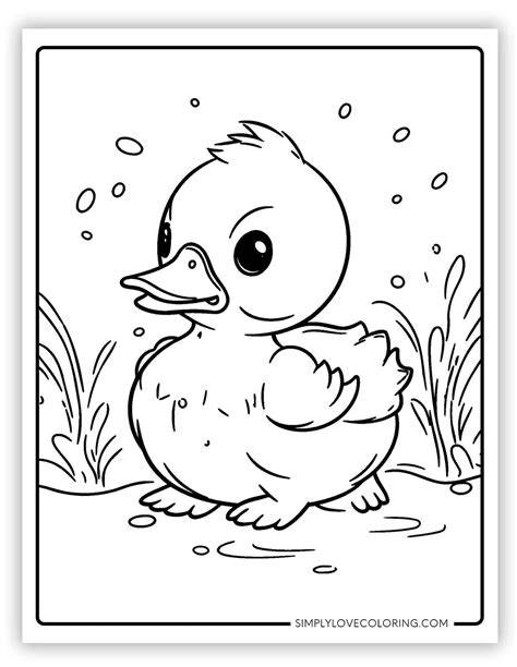 Coloring Pages Of Ducks