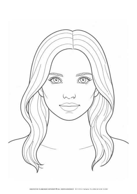 Coloring Pages Of Faces