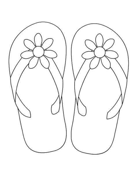 Coloring Pages Of Flip Flops