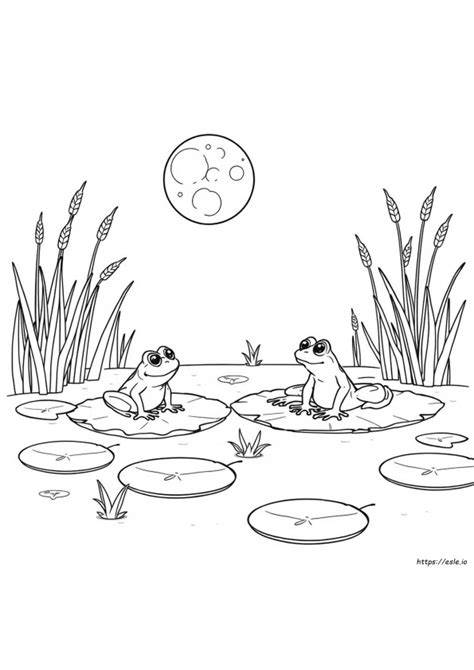 Coloring Pages Of Frogs And Toads