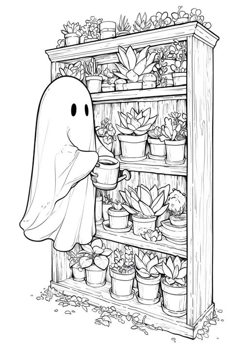 Coloring Pages Of Ghost