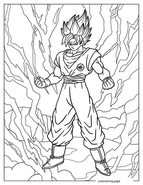 Coloring Pages Of Goku