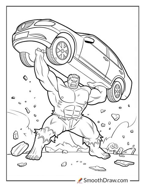 Coloring Pages Of Hulk