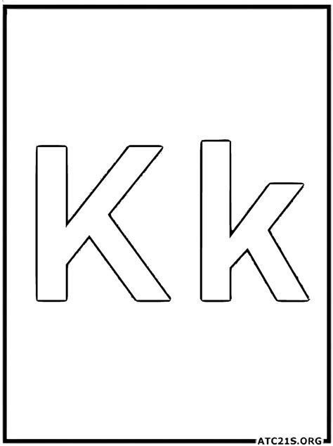 Coloring Pages Of K