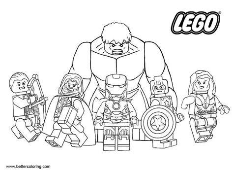 Coloring Pages Of Lego Superheroes