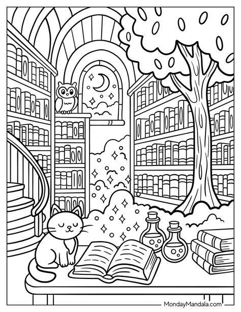 Coloring Pages Of Library