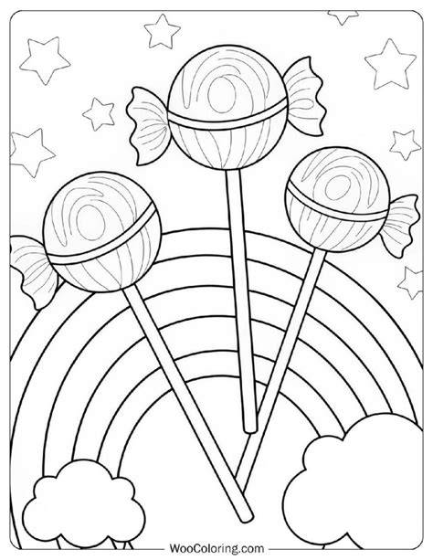 Coloring Pages Of Lollipops
