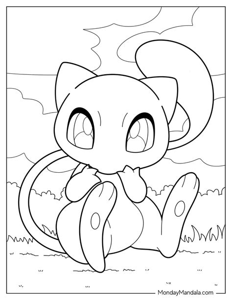 Coloring Pages Of Mew