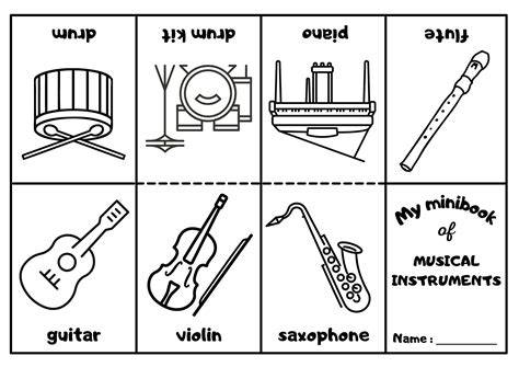 Coloring Pages Of Musical Instruments
