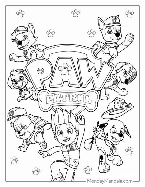 Coloring Pages Of Paw Patrol