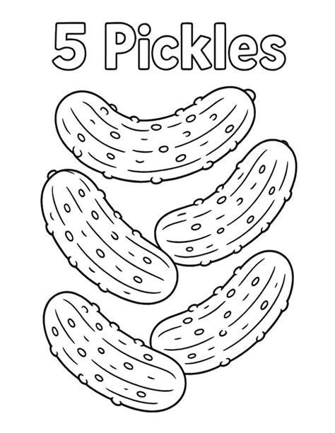 Coloring Pages Of Pickles