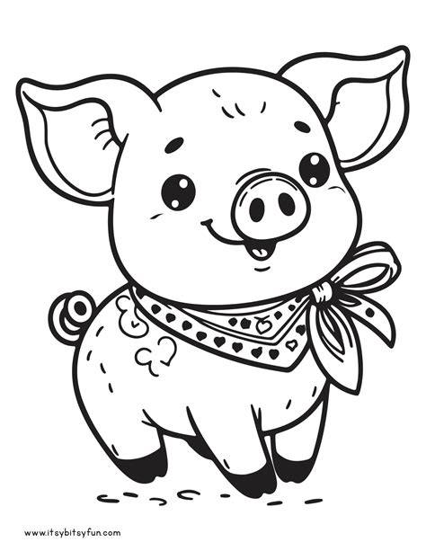 Coloring Pages Of Pigs