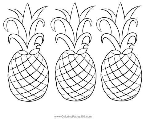 Coloring Pages Of Pineapples