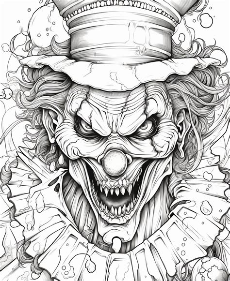 Coloring Pages Of Scary