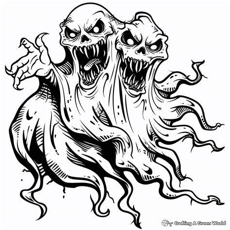 Coloring Pages Of Scary Monsters