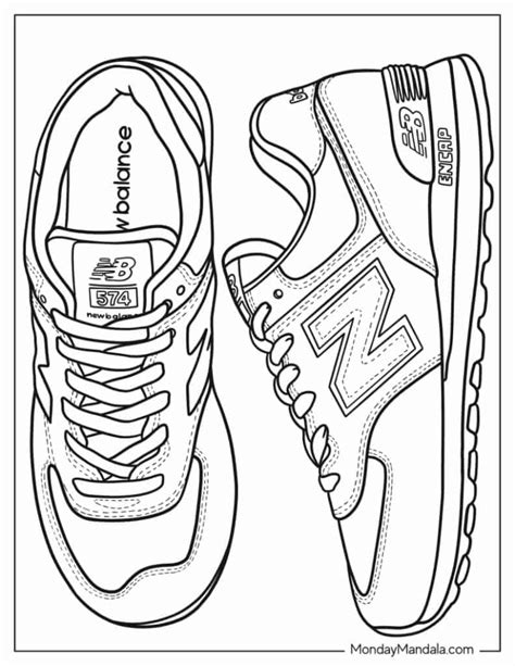 Coloring Pages Of Shoes