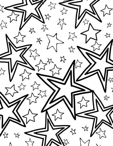 Coloring Pages Of Shooting Stars