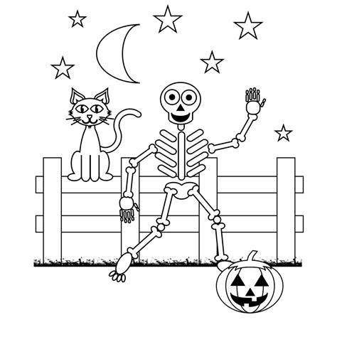 Coloring Pages Of Skeletons