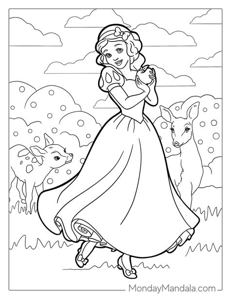 Coloring Pages Of Snow White