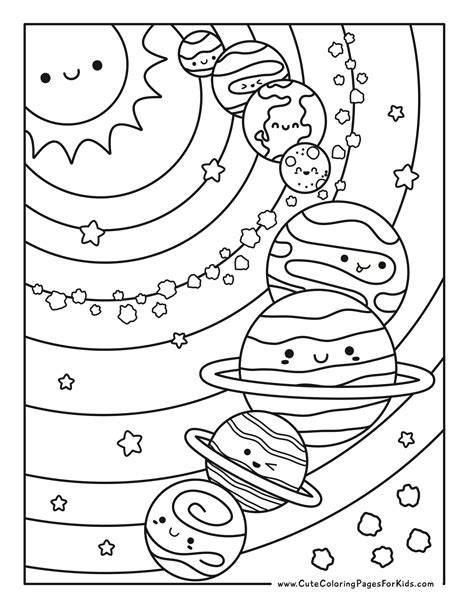 Coloring Pages Of Space