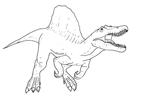 Coloring Pages Of Spinosaurus