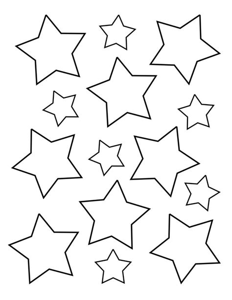 Coloring Pages Of Stars