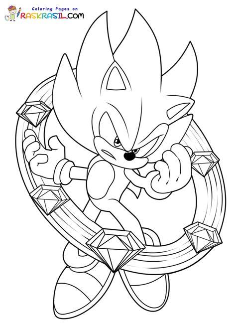 Coloring Pages Of Super Sonic