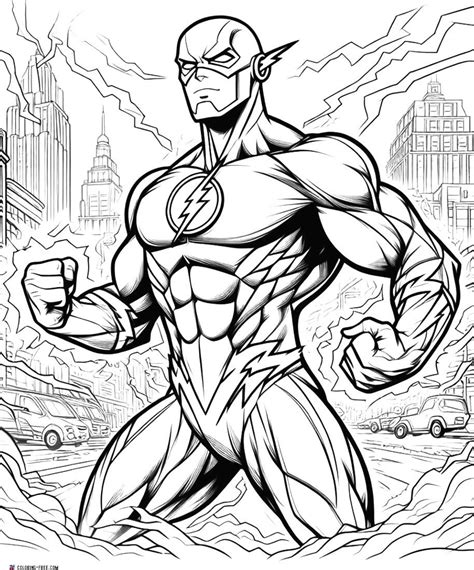 Coloring Pages Of The Flash